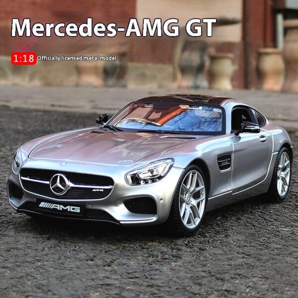 Merchant Figure 1 18 Original Mercedes-Benz AMG GT Simulation Alloy Car Model, Ornament Collection Boys Gift