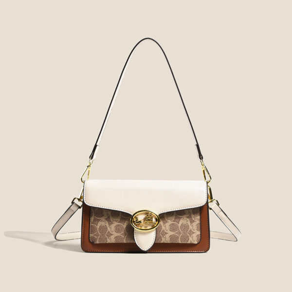 Desari retro printed armpit bag women's 2024 new French light luxury versatile ins Bacchus messenger bag