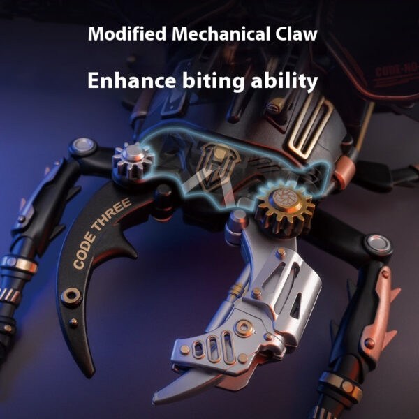 Ruoke attack giant A 3d three-dimensional puzzle metal assembly model mechanical building block birthday gift boys toy